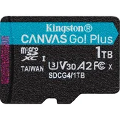 Pomnilniška kartica KINGSTON Canvas Go Plus Micro SDCG4/1TBSP, SDXC 1TB, Class 10 UHS-I