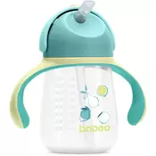 Baboo Cup with Silicone Straw skodelica s slamico Lagoon Fiesta 9m+ 260 ml
