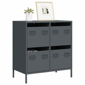 Komoda antracit 68x39x73,5 cm od hladno valjanog celika