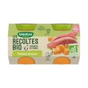 Blédina Les Récoltes ORGANIC From 4/6 months - Vegetable Jars - Sweet Potatoes 2x130g