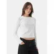Calvin Klein Jeans Majica  svetlo siva / bela