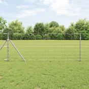 Temeljna zavarena žičana ograda 100 x 0,8 m Pocinčani čelik