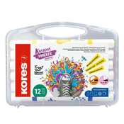 Akrilni marker Kores Kreative, komplet 12 barv