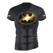 Hero Core Compression T-Shirt, Batman Logo Gold - S