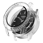 Ovitek z zaščito zaslona Techsuit Defense360 Pro za Xiaomi Watch S3 - prozoren
