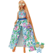 Lutka Barbie Extra Fancy - S cvjetnom odjecom i dodacima