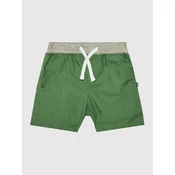 United Colors Of Benetton Kratke hlače iz tkanine 4AC7G900I Zelena Regular Fit