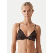 Calvin Klein Underwear Trikotni nedrček Signature Satin LV00QF8392 Rjava