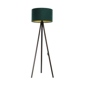 Podna lampa STANDART 1xE27/60W/230V zelena/wenge