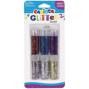 Carioca: Glitter Dust 6-delni set bleščic v prahu v lončkih - Variacije barv