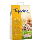 Tigerino Plant-Based kukuruzni pijesak za macke - miris djecjeg pudera - 7 l
