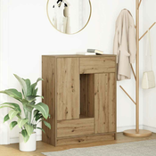 Komoda s ladicama i vratima artisan hrast 73x31x90 cm