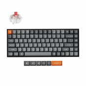 Keychron Keychron K2 Max Brezžična Mehanska Tipkovnica, Bluetooth/2.4 GHz, Bela osvetlitev, Super Red Switch, US Layout, K2M-A1, (21733749)