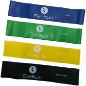 Sveltus Set of 4 Aerobic Latex Bands