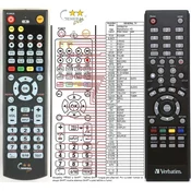General VERBATIM MEDIASTATION HD DVR - compatible General-branded remote control