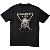 Megadeth Majica Crossed Swords Unisex Black S