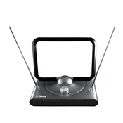 ISKRA Antena sobna sa pojacalom G2235-10, DVB-T/T2, UHF/VHF, crna