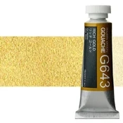 Profesionalne gvaš barve Holbein Artists 15 ml | metalni odtenki - bogata zlata