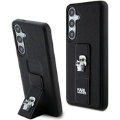 Karl Lagerfeld KLHCS24MGSAKCPK S24+ S926 black hardcase Gripstand Saffiano KarlChoupette Pins (KLHCS24MGSAKCPK)