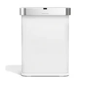 Mat bel brezstični jeklen koš za smeti 58 l Sensor – simplehuman