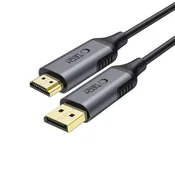 slomart Tech-Protect UltraBoost DisplayPort/HDMI 2.0 4K 60Hz 2m kabel - črn