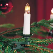Konstsmide Christmas Deljivi vtič - vile Neas 35-flg. - bela, zelena - Plastika