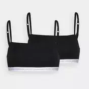 Calvin Klein Ženski top Bralette Calvin Klein 2/1, črna QF6040E