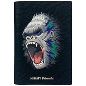 slomart Etui Nimmy Raptor Gorilla za potni list/denarnico - črno