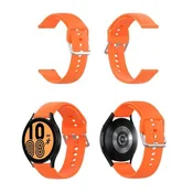 Silikonski pašček za Samsung Watch4, 22 mm, oranžen