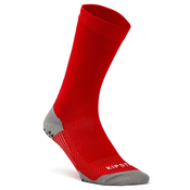 Čarape za nogomet Viralto srednje visoke protuklizne muške crvene