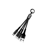 BRZI USB DATA KABAL 3U1 2,4A ALS-C66 CRNI