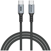 Verbatim VERBATIMOV KABEL 120 CM USB-C NA USB-C 60W QC PD ZA TELEFONE, HITR POLNILNIK