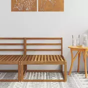 Srednja sofa za van Prirodna 79 x 83 x 73 cm