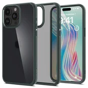 shumee Ultra hibridni ovitek za iPhone 15 Pro Max temno zelen