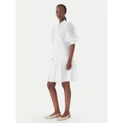 JOOP! Vsakodnevna obleka Dido 30102116 Bela Regular Fit