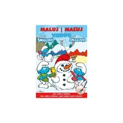Pobarvanka Barva z vodo A5 - Smurfs 2 zima 15x21cm
