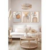 Wallity Dekorativna slika Artsycllct6, 33x48cm, 3 dela