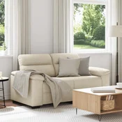 Dvosjed Kauc 160x81x84 cm Laneno platno