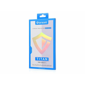 TEMPERED Zastitno staklo Tempered Glass Privacy Teracell Titan 2.5D za iPhone 15 Pro Max 6.7 crni (217604)