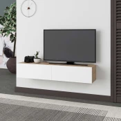 HANAH HOME TV polica Francy 135 Sapphire Oak White