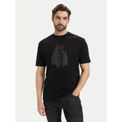 KARL LAGERFELD Majica 755143 563225 Črna Regular Fit