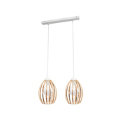 Luster na sajli DALI 2xE27/15W/230V u bakarnoj boji