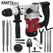 Kraft&Dele Udarno vrtalno kladivo SDS-Plus 230 V 2800 W 6 J 4200 udarcev na minuto