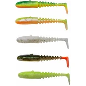 Savage Gear Gobster Shad Dark Water Mix Firecracker-Lemoncracker-White Flash-Olive Hot Orange-Fluo Yellow Glow 7,5 cm 5 g
