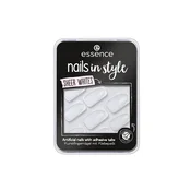 Essence Cosmetics Nails In Style Artificial Nails 11-Sheer Whites 12 U