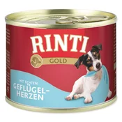 RINTI Gold perutninska srca v pločevinki - 24x185g