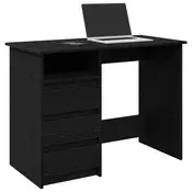 Vidaxl vidaXL Pisalna miza, črna, 102 x 50 x 75 cm, material na osnovi lesa