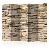 artgeist Paravan Decorative Stone I, 5-Delni, Enostranski