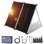 DOKIO Zložljiva solarna plošča, visoka moč, prenosna zasnova, 160W, (5000156975)