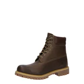 TIMBERLAND Gležnarji z vezalkami Prem 6 temno rjava